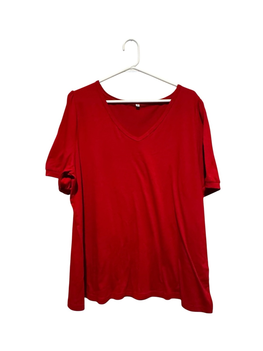 Source Unknown Red‎ V-Neck Tee